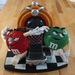 M&M'S Jukebox Candy Dispenser Vintage Like New Confition